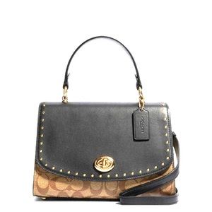 Tilly Top Handle In Signature Canvas With Rivets